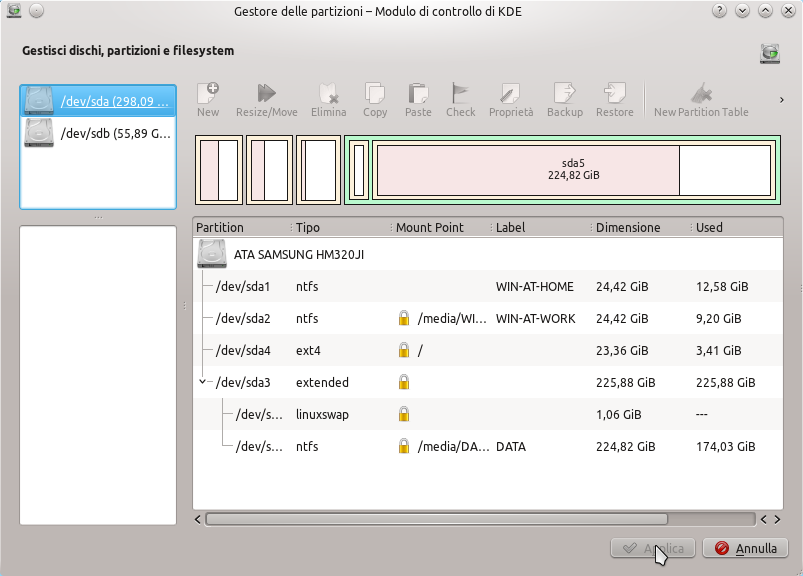 Kubuntu 4.11: GRUB2 e installazioni Windows multiple